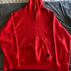 NWOT Red Nike Hoodie!!! Size XL!!!
